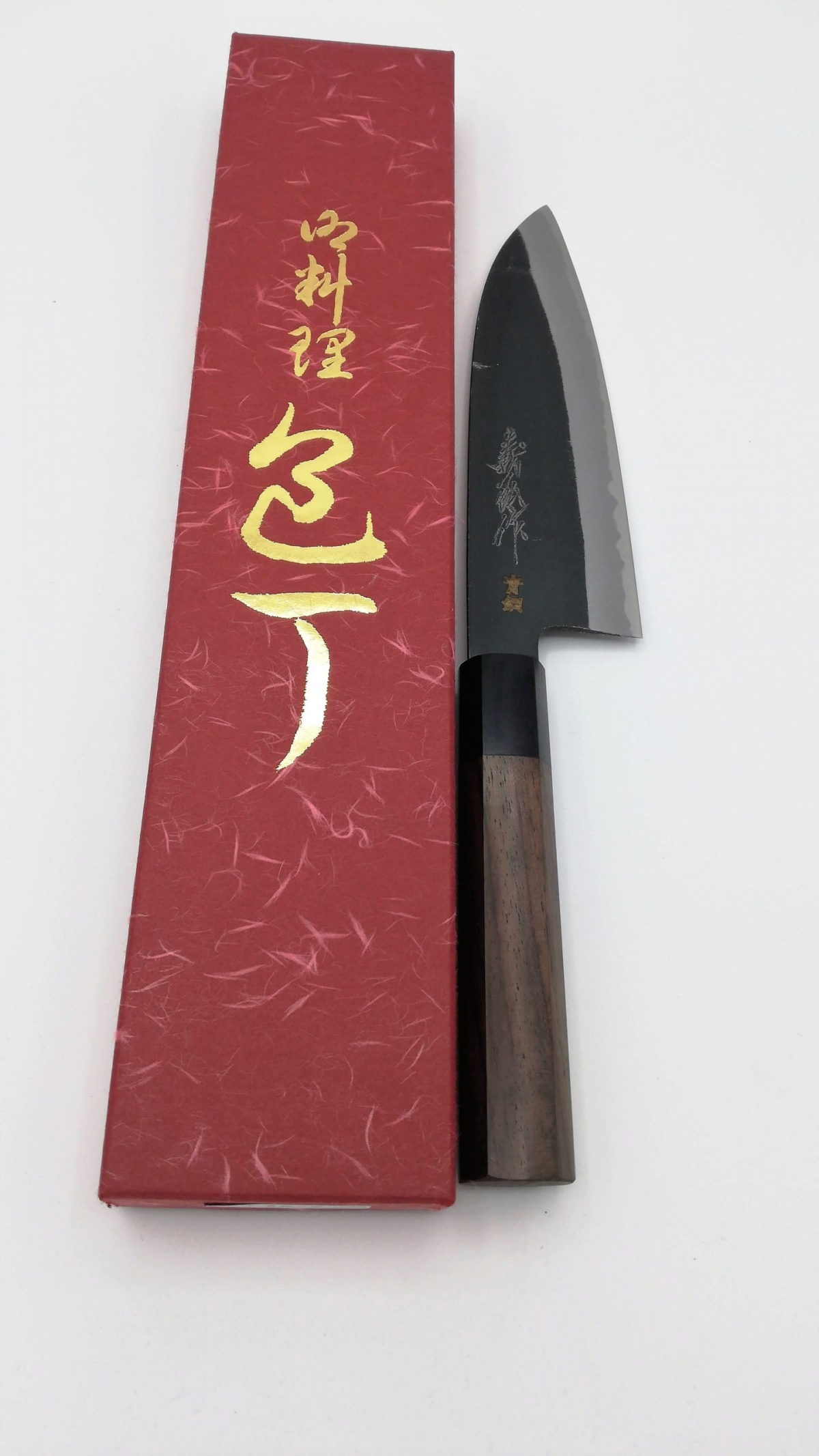 Yoshihiro Wa Santoku Aogami#2 kurouchi 180 mm