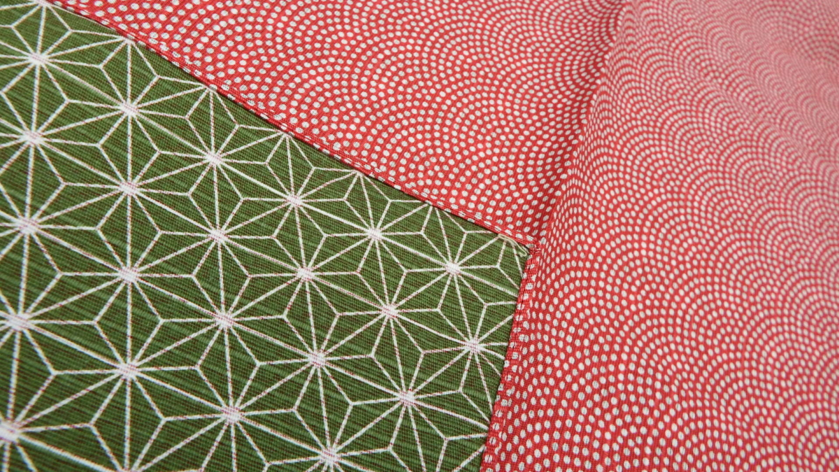 Furoshiki giapponese Asanoha Nami