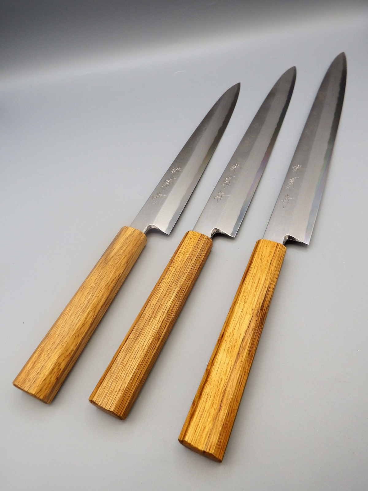 Sakai Kikumori Yanagiba Inox Damascus