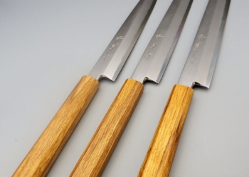 Sakai Kikumori Yanagiba Inox Damascus