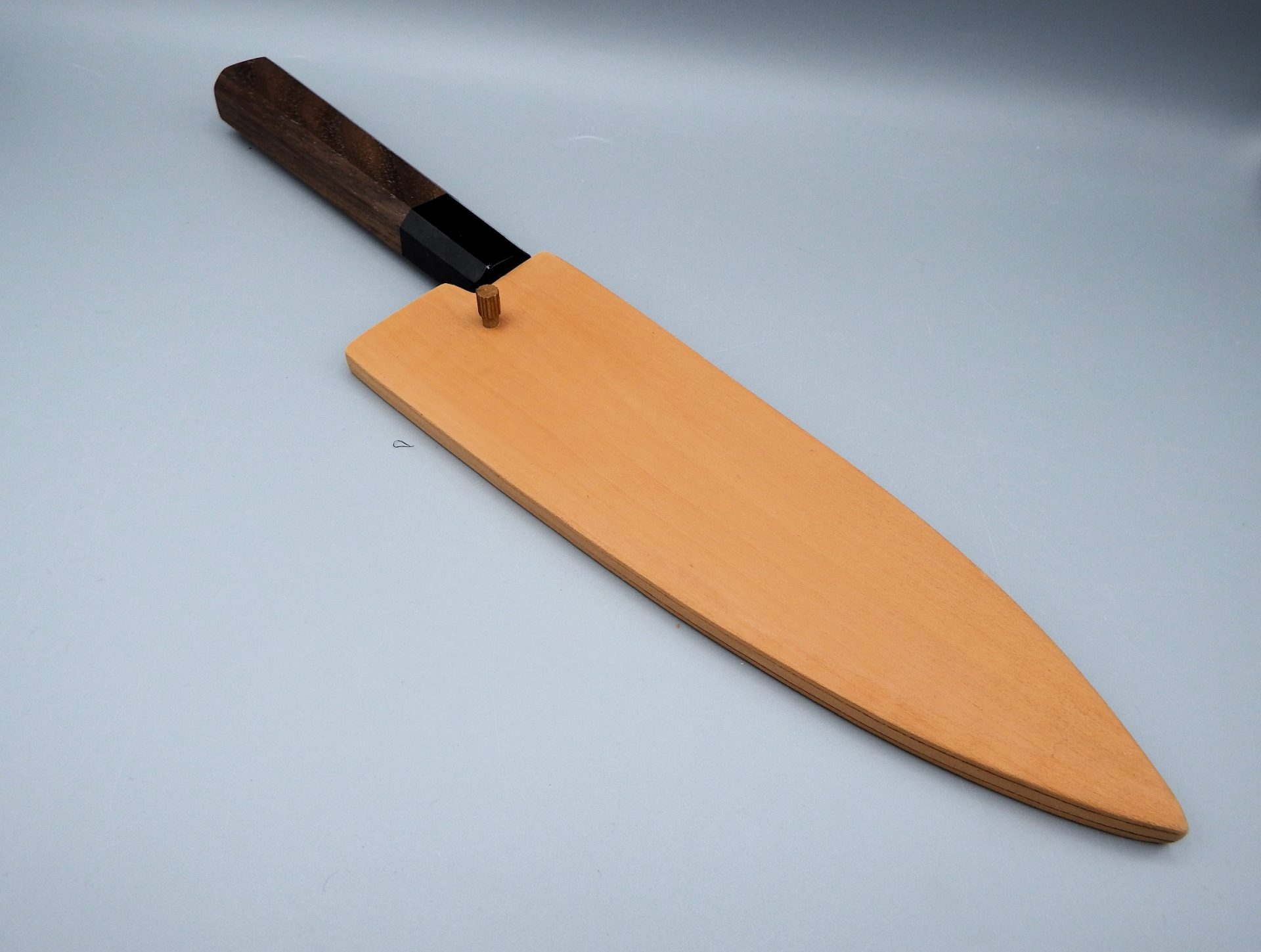 PATIKIL Fodere Protettive Per Coltelli Nakiri 7" - 2 Pezzi In PP Rosso, Coprilama Sicuri Per Cucina, Dimensioni 18.2x5.2 Cm