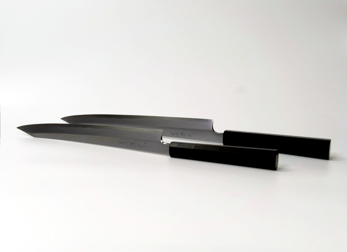 Tadokoro Yanagiba kiritsuke Sori Carbon Steel