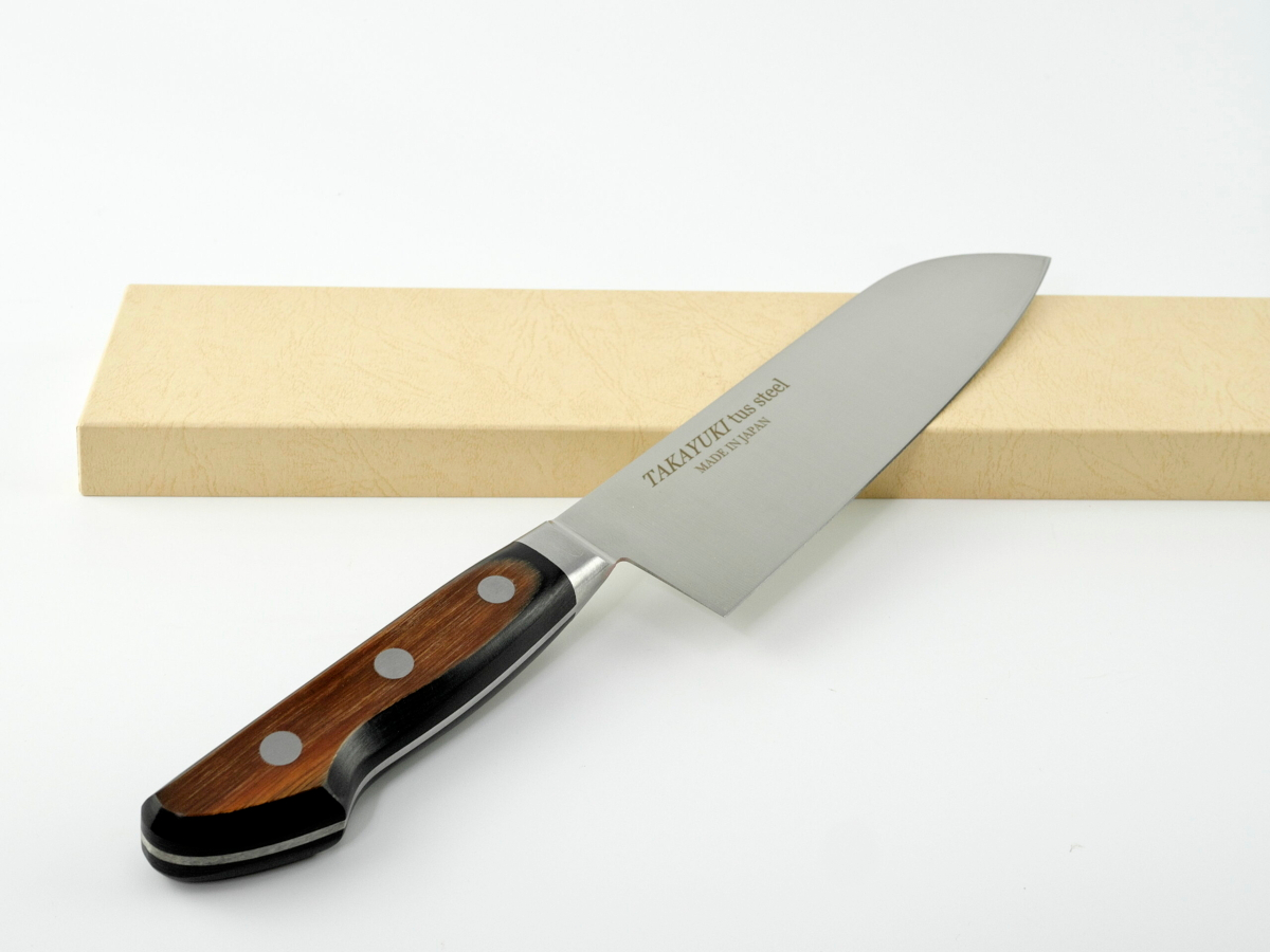 Sakai Takayuki Santoku inox TUS 180 mm