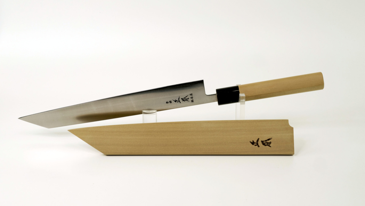 Masamoto Sohonten Wa Sujihiki kiritsuke inox 255 mm con Saya