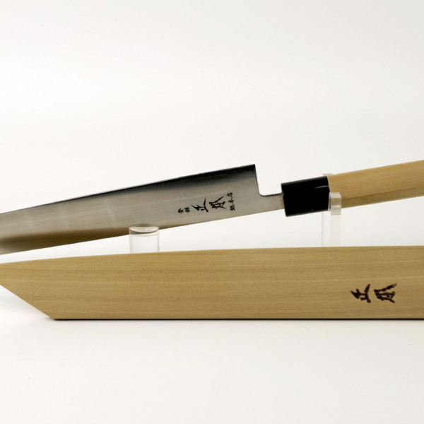 Masamoto Sohonten Wa Sujihiki kiritsuke inox 255 mm con Saya