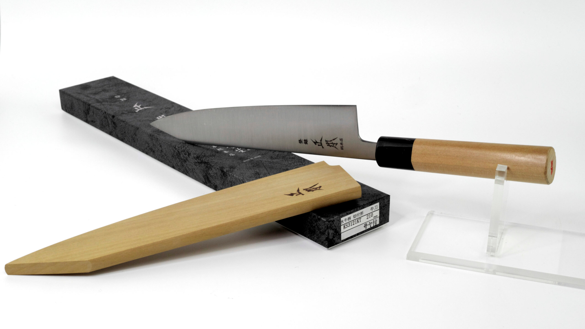 Masamoto Sohonten Wa Gyuto KS kiritsuke con Saya