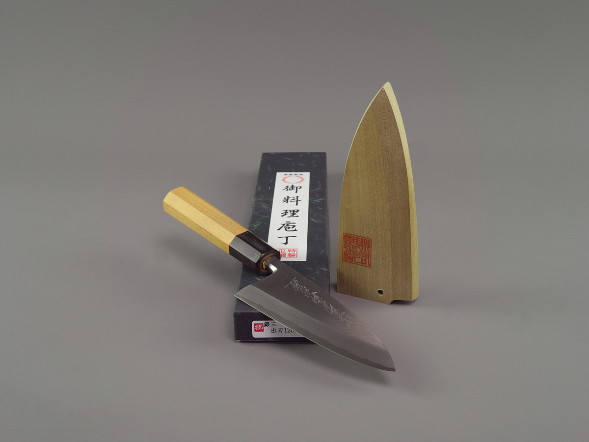 Yoshihiro Deba Gingami inox con Saya